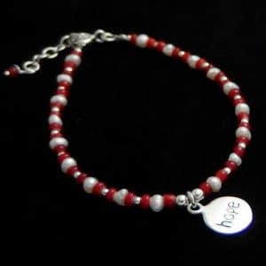 hope real silver bracelet