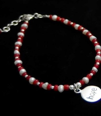 hope real silver bracelet