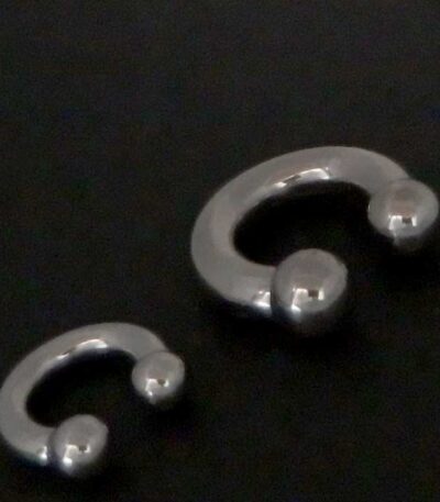 Stretched ear jewellery