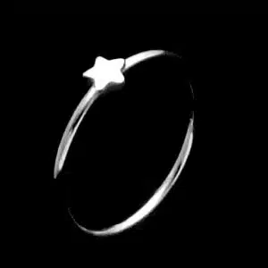 Sterling silver star ring|