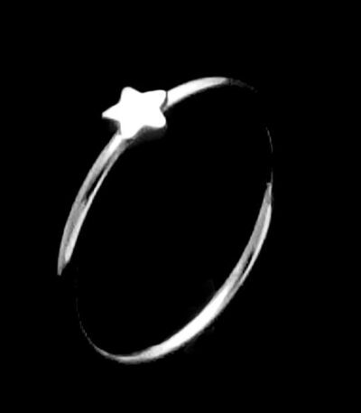Sterling silver star ring|