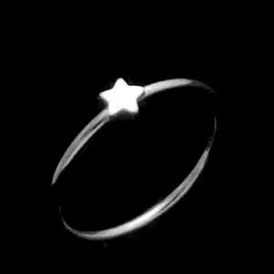 Sterling silver star ring