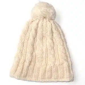 Wool hat pom pom