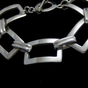Heavy silver bracelet