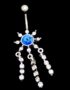 Dangling belly piercing