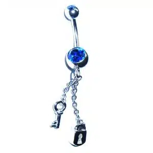 dangle belly piercing