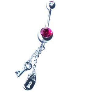 dangle belly piercing
