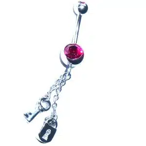 dangle belly piercing