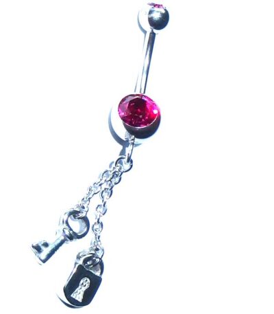 dangle belly piercing