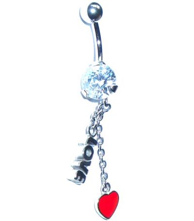 dangle belly piercing