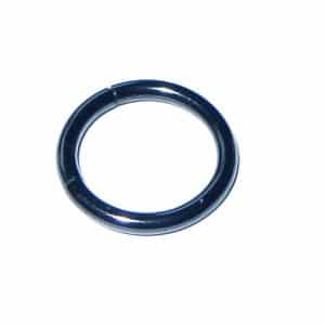 Black eyebrow segment ring