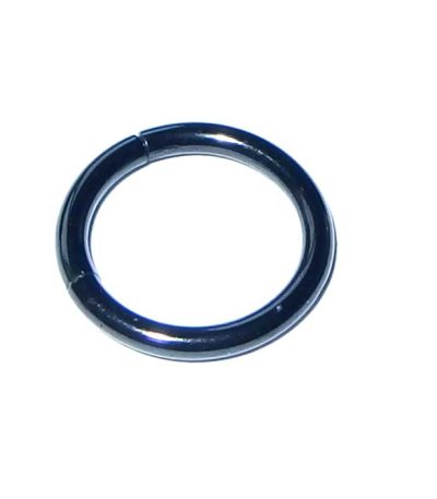 Black eyebrow segment ring