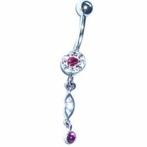 Dangling belly jewellery