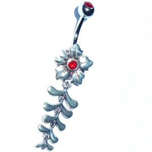 Dangling belly jewellery
