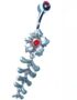 Dangling belly jewellery