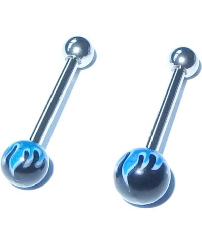 Acrylic tongue jewellery