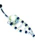 Dangling belly piercing