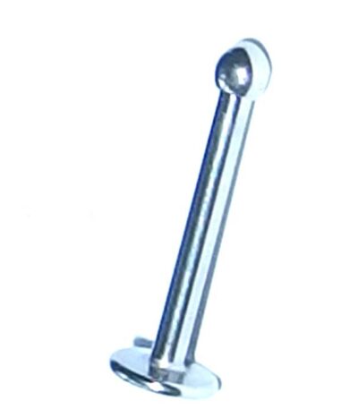 Tiny ball lip piercing