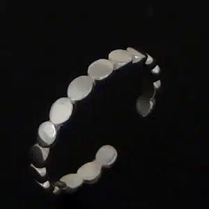 Cute silver toe ring