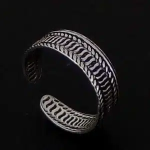 Real silver toe ring