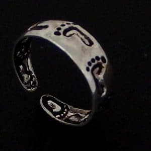 Sterling silver toe ring