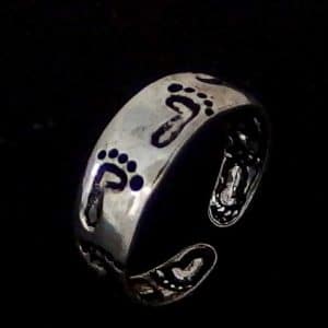 Sterling silver toe ring