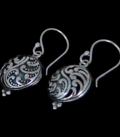 Silver spiral earrings NZ