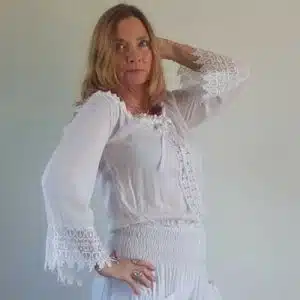 Boho hippie crop top