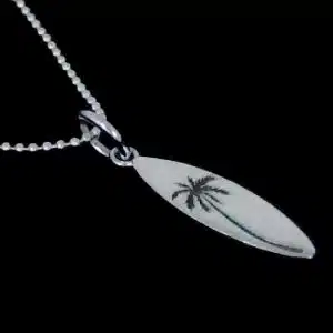Silver Surfer necklace