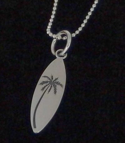 Silver Surfer necklace