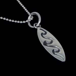 Silver Surfer necklace