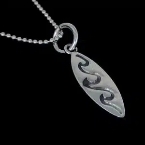 Silver Surfer necklace