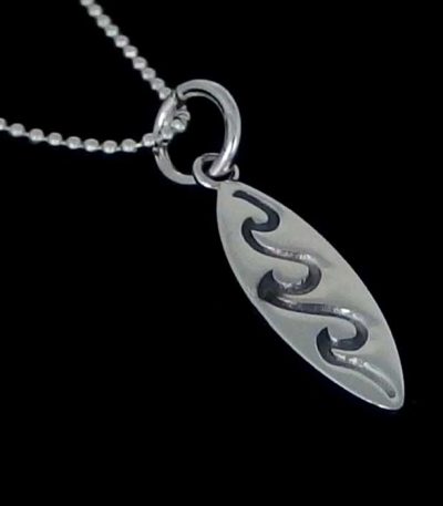 Silver Surfer necklace