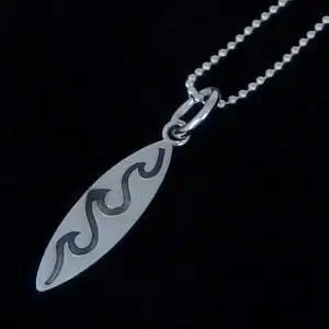 Silver Surfer necklace