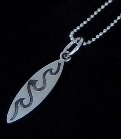 Silver Surfer necklace