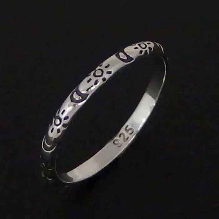 Sun Moon Stacker Ring Sterling silver ring NZ