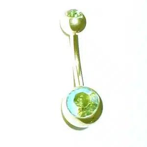 Faux Gold Belly Bar