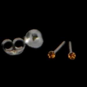 Tiny jewel nose stud