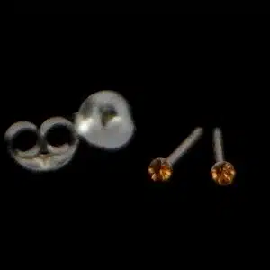 Tiny jewel nose stud