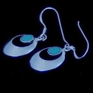 silver dainty earrings