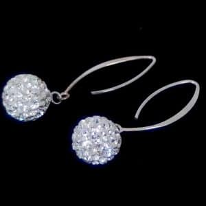 Sparkle Dangle Ball Earrings
