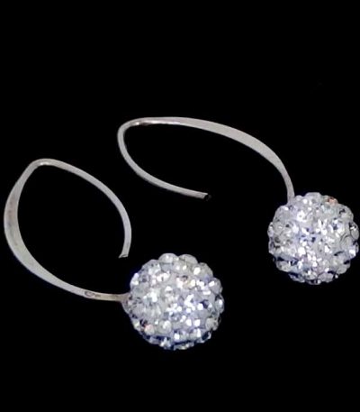 Sparkle Dangle Ball Earrings