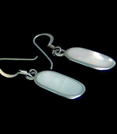 Silver dangle earrings