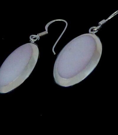 silver shell earrings