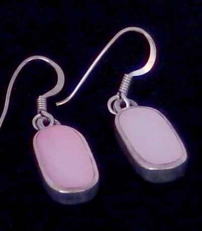 pearl silver earrings