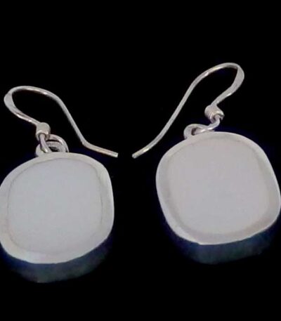 pearl silver earrings