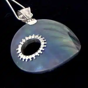 Big-Shell-Silver-Necklace