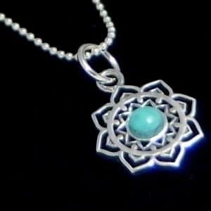 Silver Mandala pendant