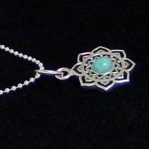 Silver Mandala pendant