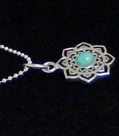 Silver Mandala pendant